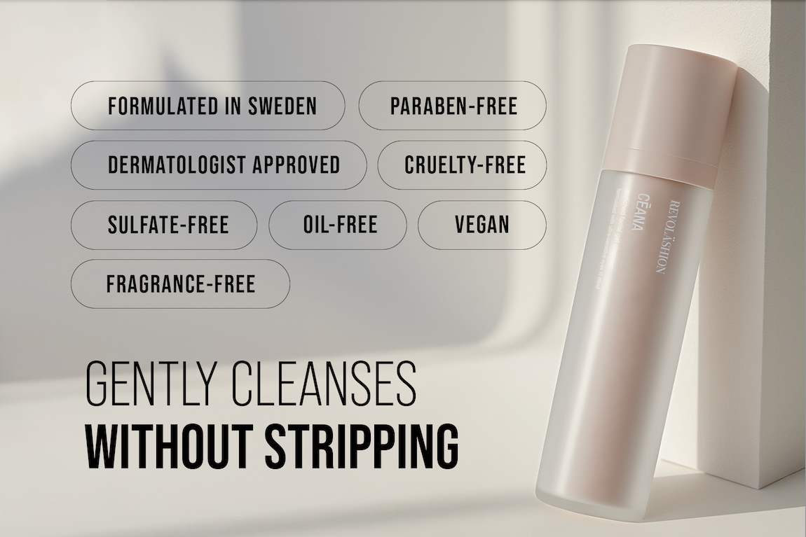Cēana - Enriched Facial Gel Cleanser