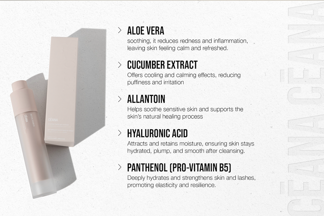 Cēana - Enriched Facial Gel Cleanser